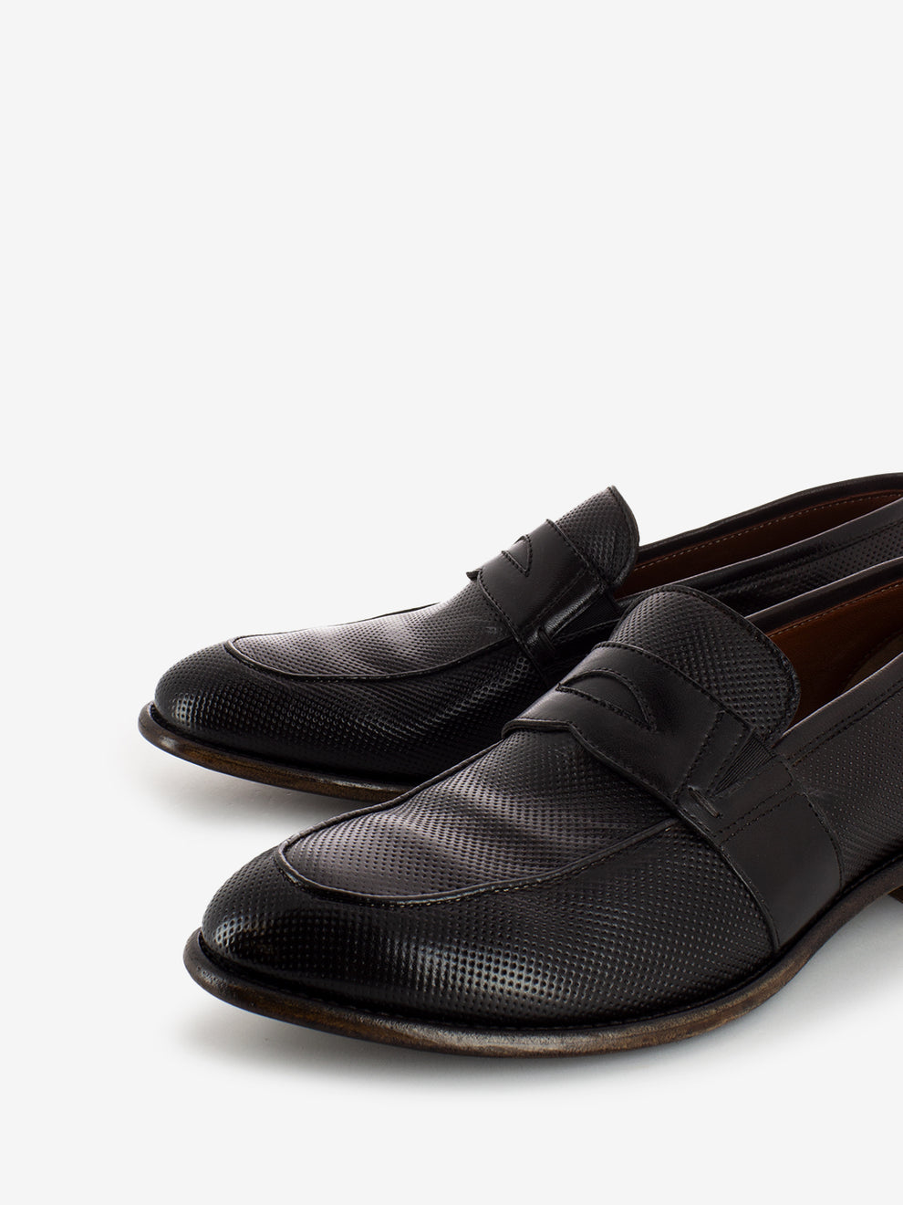 Anilcol Punched Chocolate Moccasins