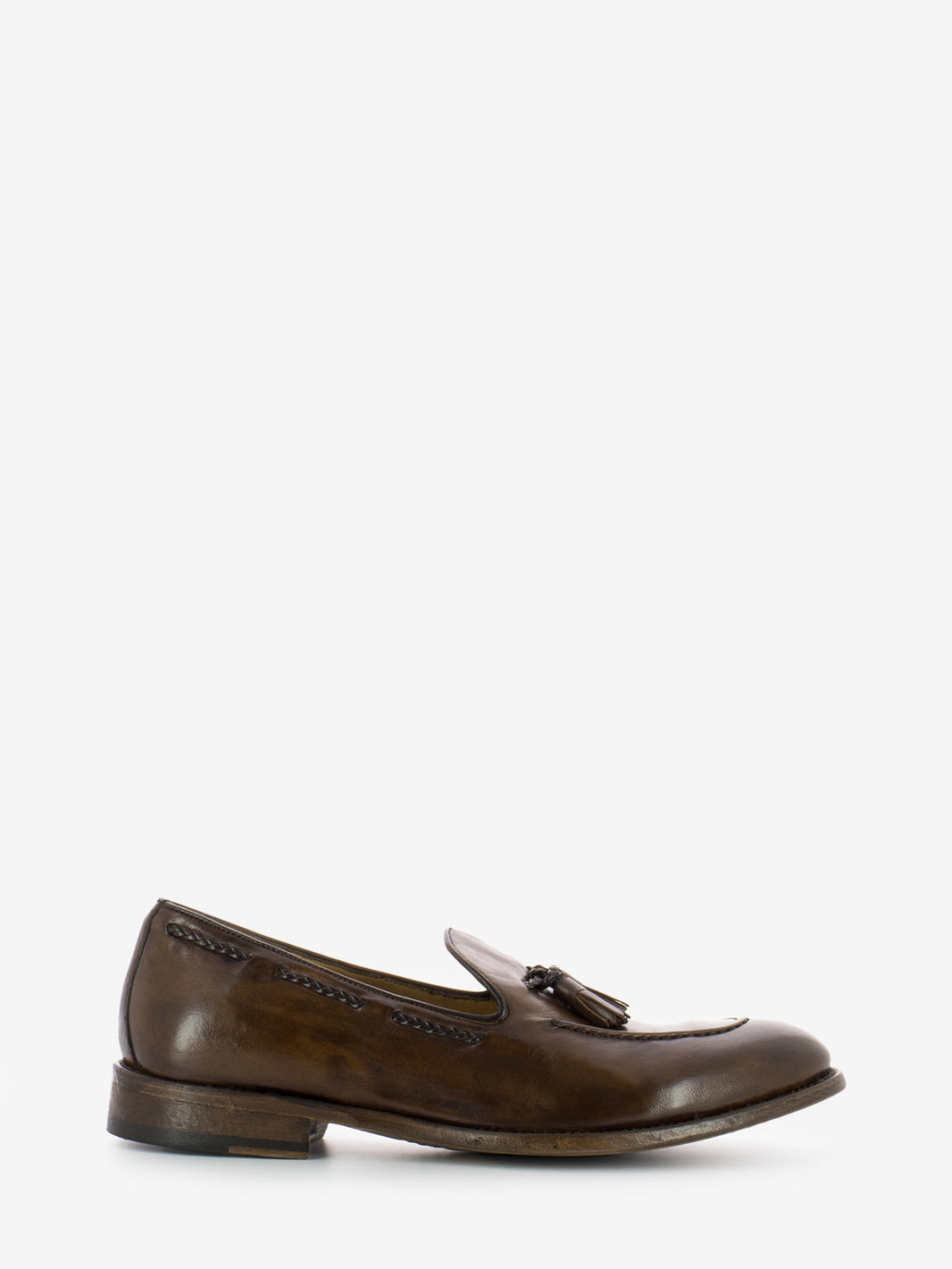 Anilcol Moccasins Braided Dark Brown