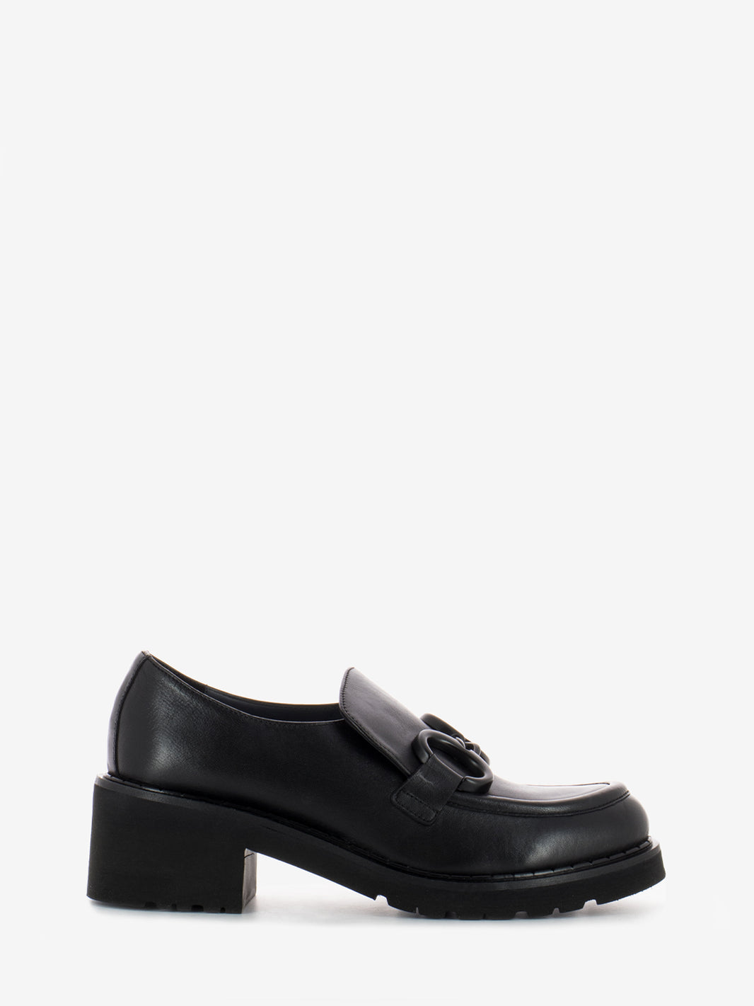 Moccasin with black carabiner