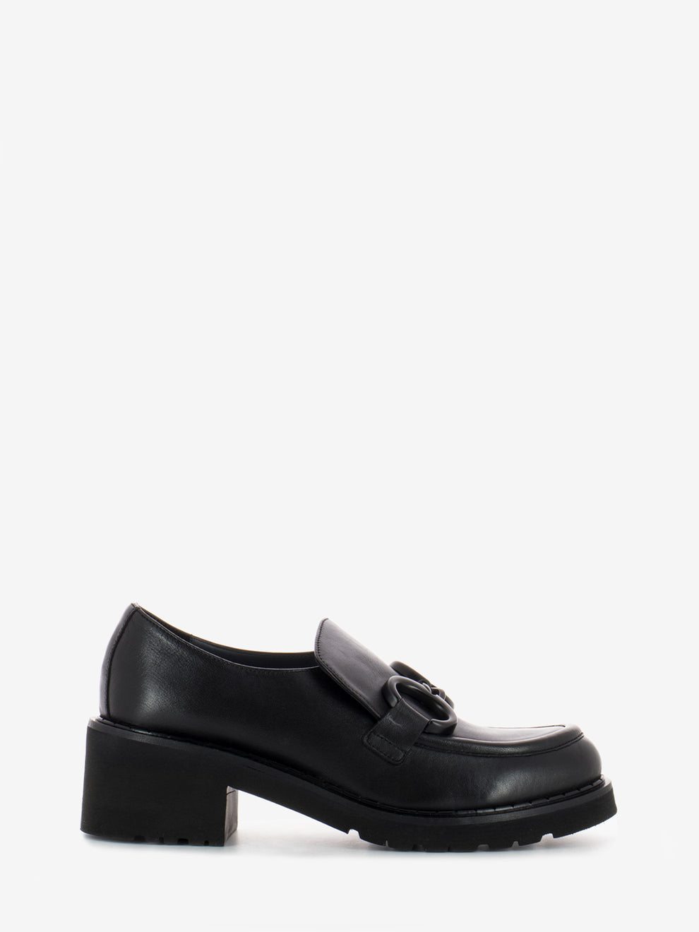 Moccasin with black carabiner