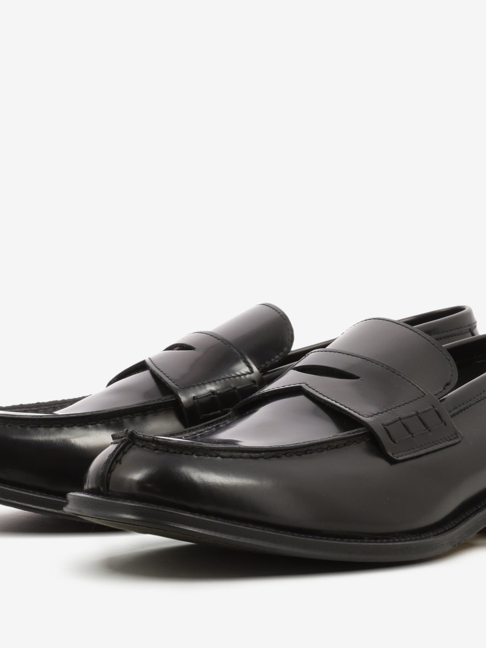 Mocassino spazzolato nero
