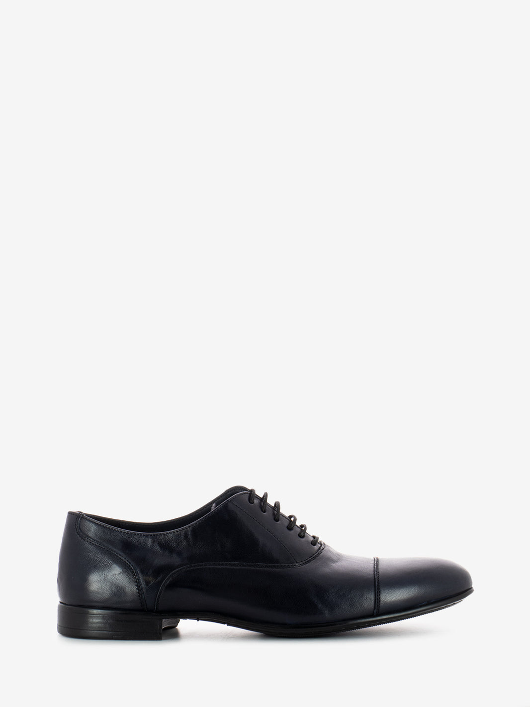 Black Anilux oxfords in blue leather
