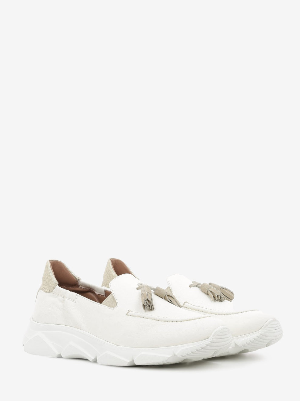 Debora slip-on in white leather
