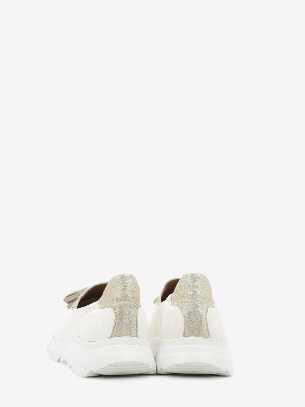Debora slip-on in white leather
