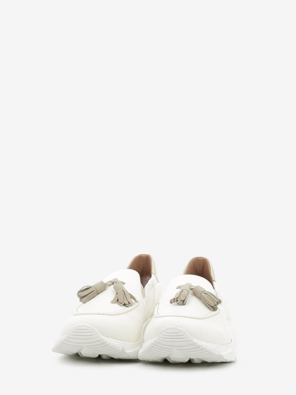Debora slip-on in white leather