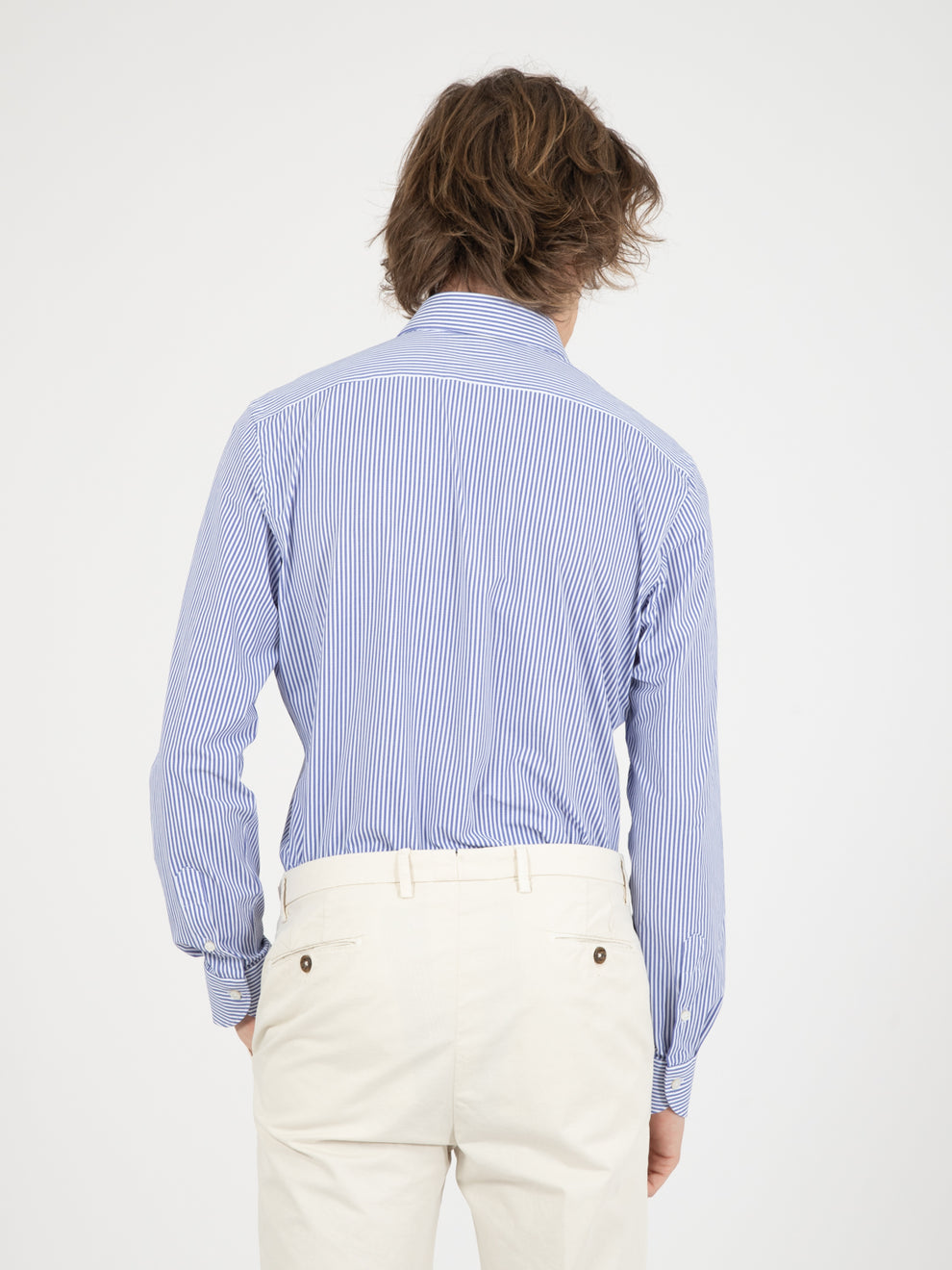 Camicia active tailor fit bianco / blu