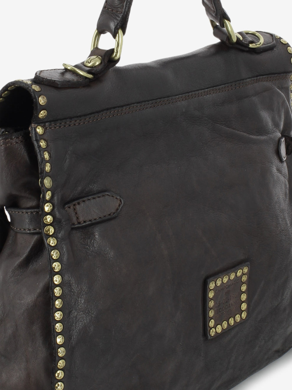 Borsa a mano Ginevra in pelle moro