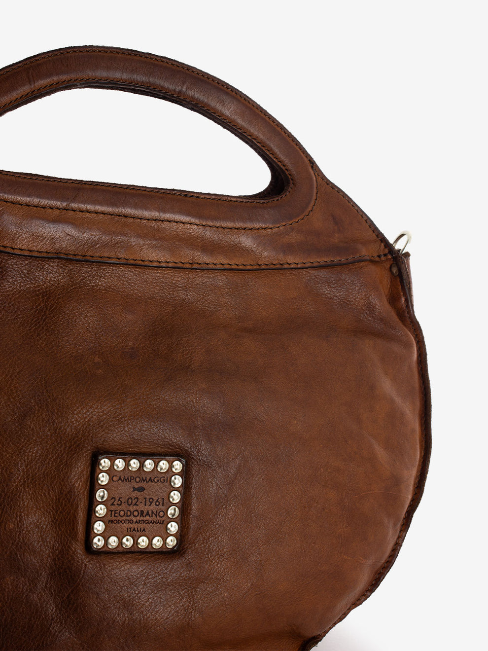 Laser Edera cognac handbag
