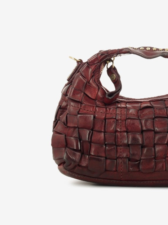 Livia plaited leather tote bag