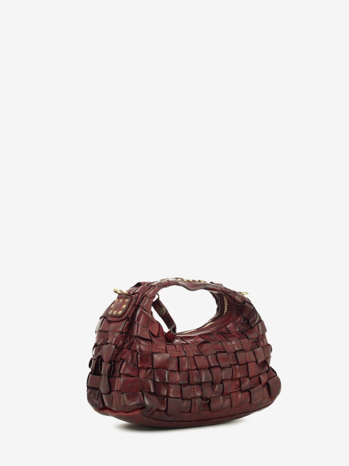 Livia plaited leather tote bag