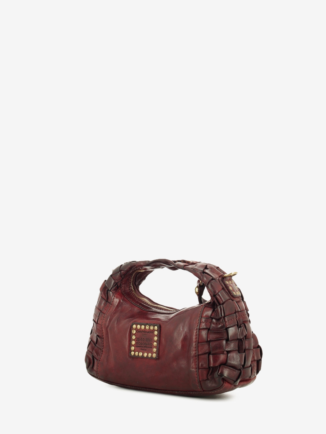 Livia plaited leather tote bag
