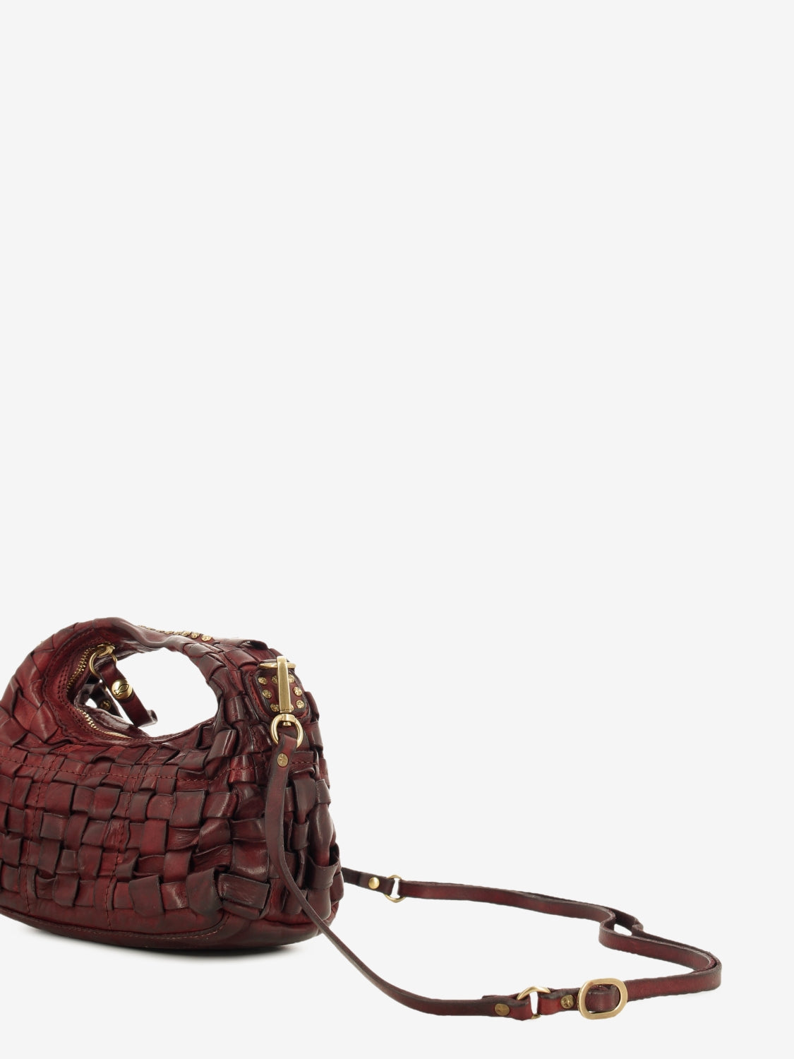 Livia plaited leather tote bag