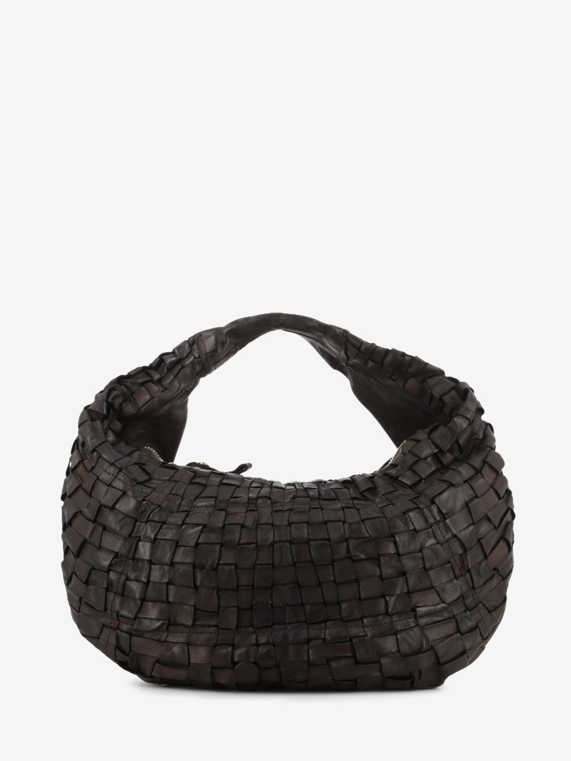 Moro Woven Leather Marisa Shoulder Bag