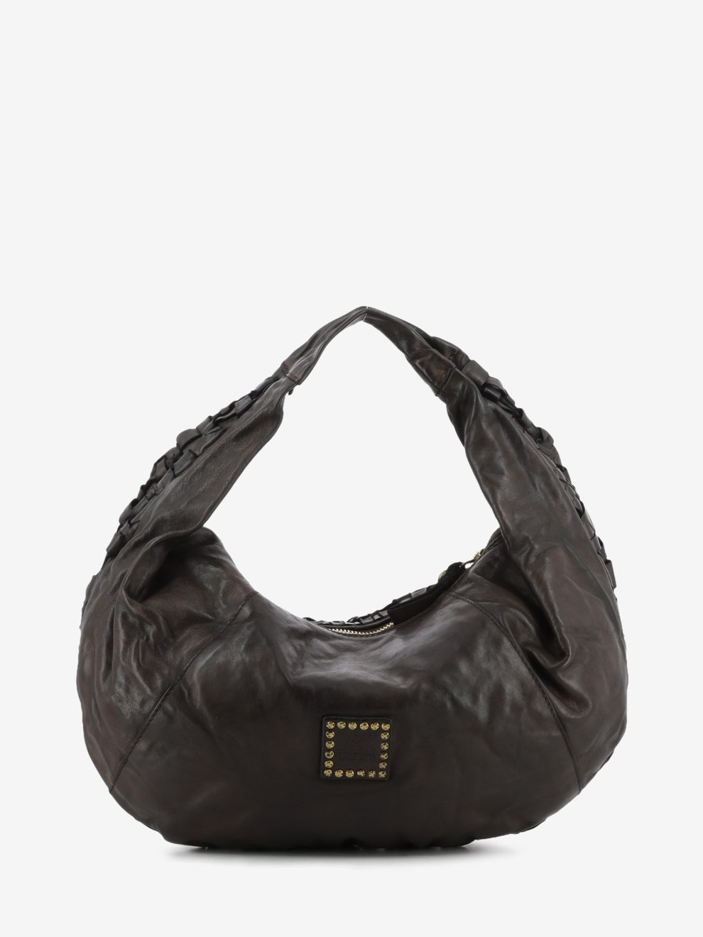 Moro Woven Leather Marisa Shoulder Bag