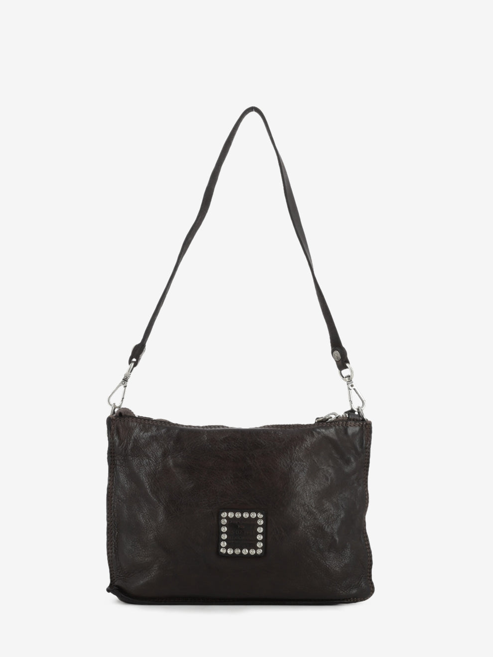 Asteria Brown Studded Leather Bag