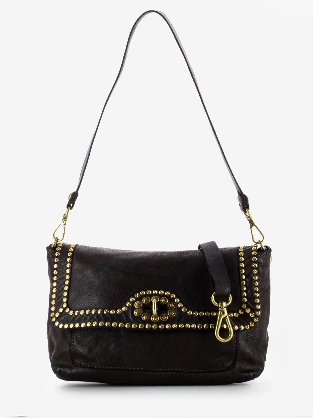 Borsa Erica con borchie moro