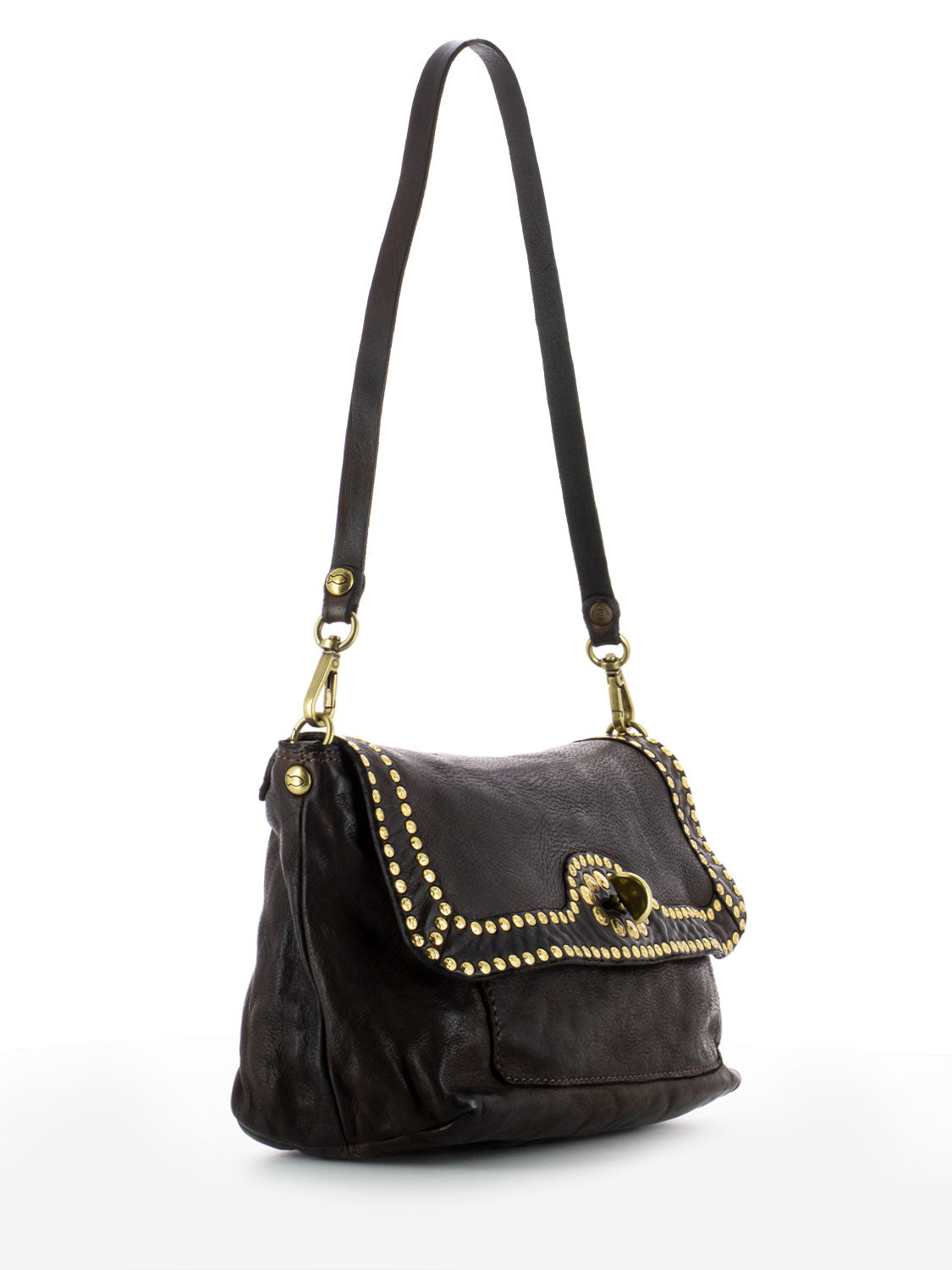 Borsa Erica con borchie moro
