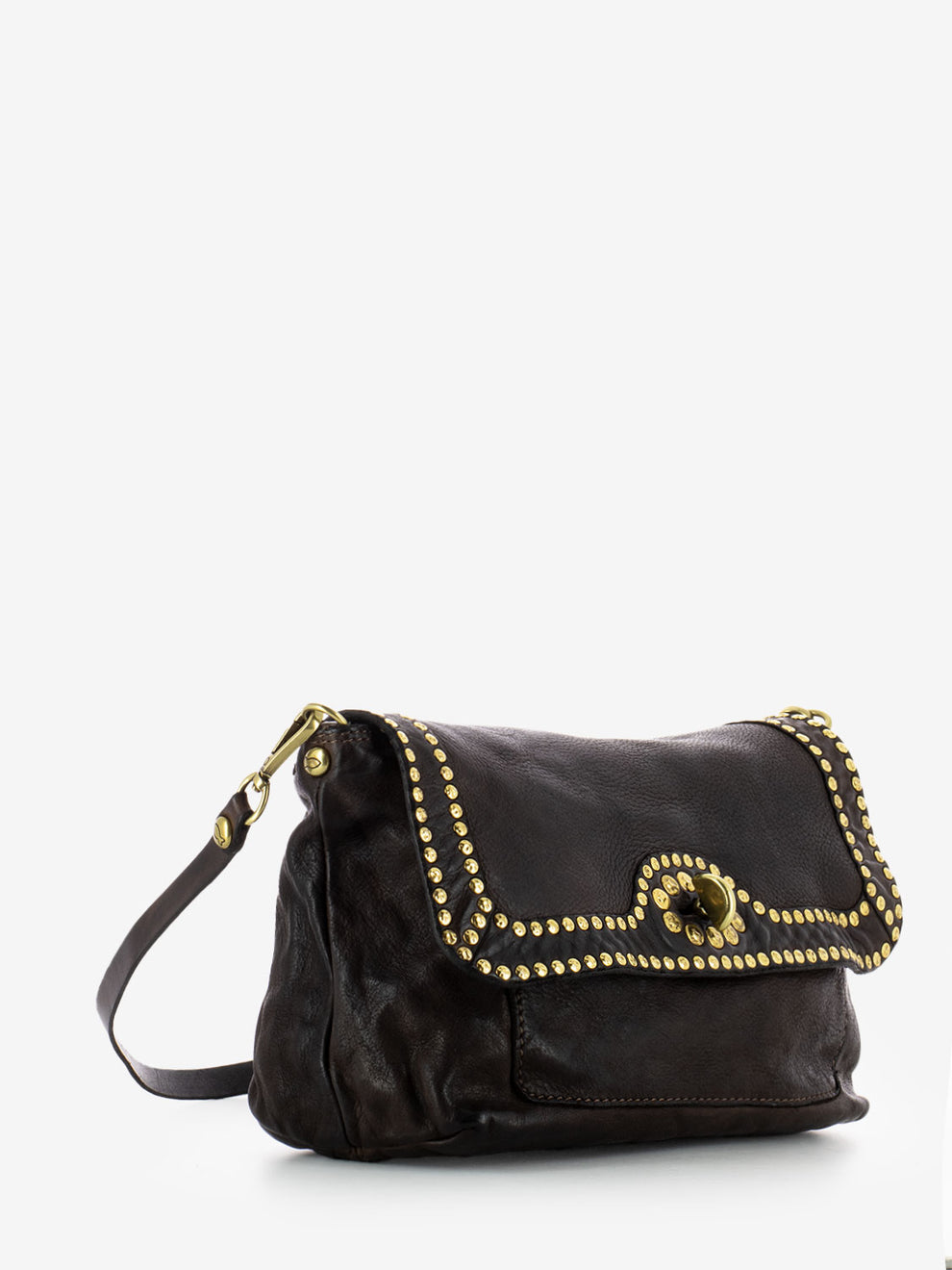 Borsa Erica con borchie moro