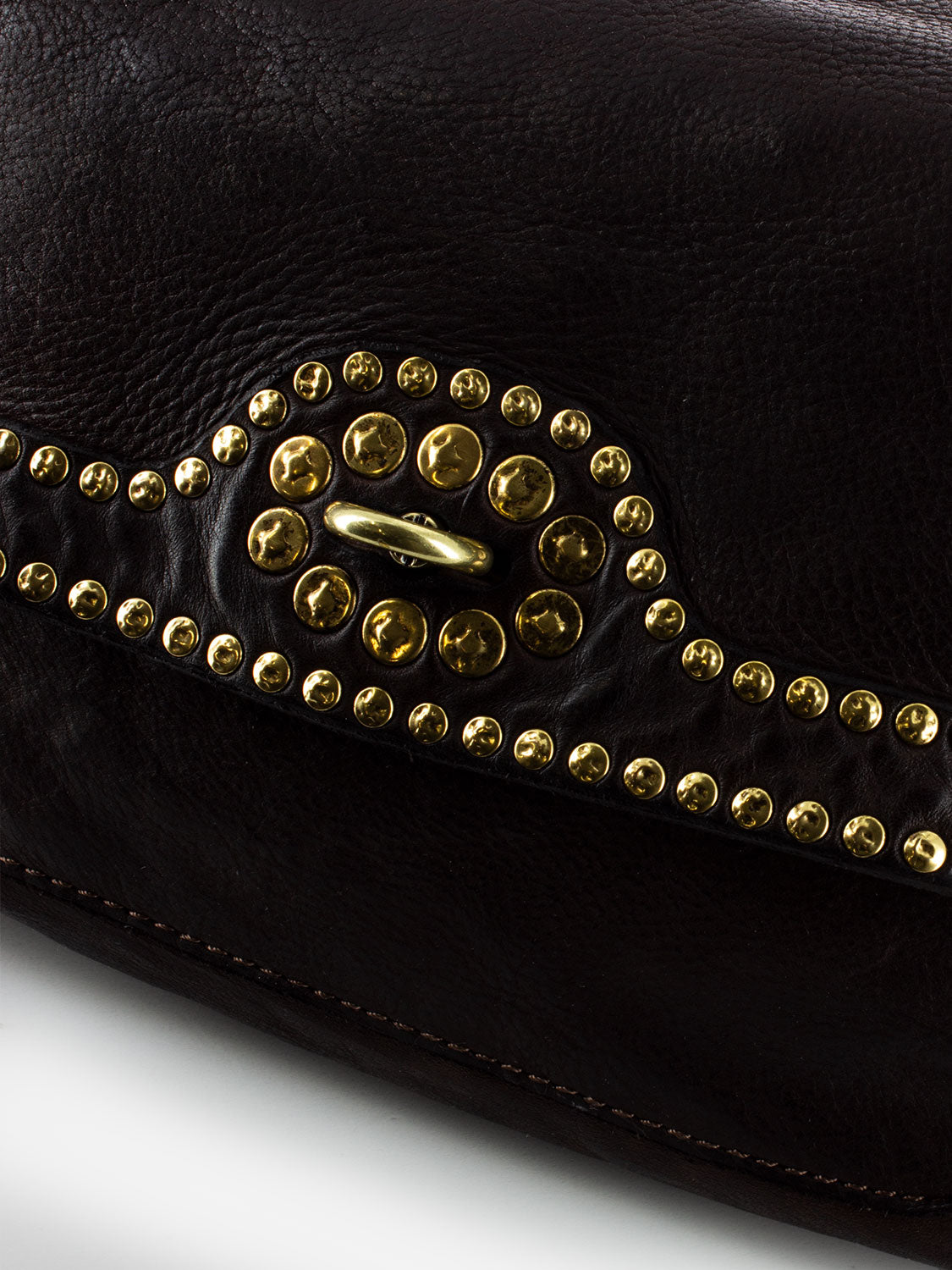 Borsa Erica con borchie moro