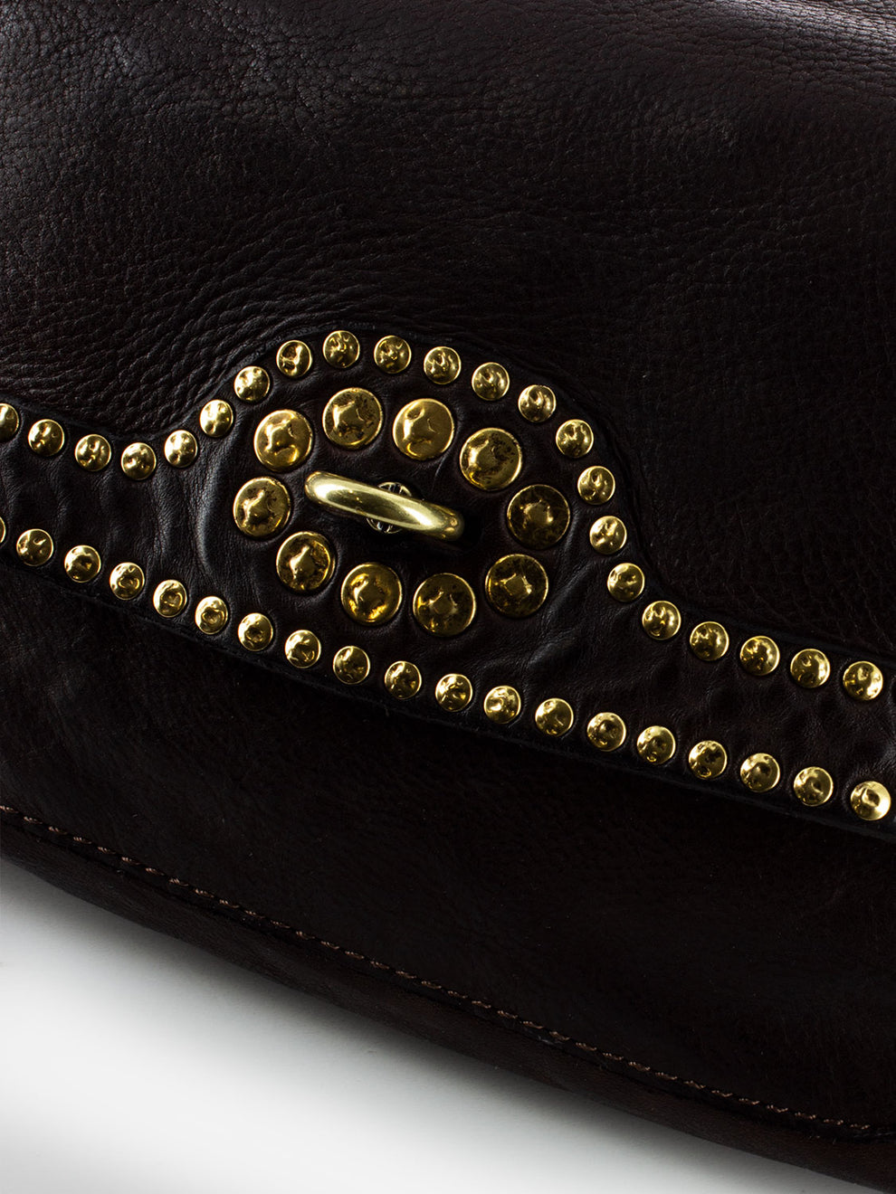 Borsa Erica con borchie moro