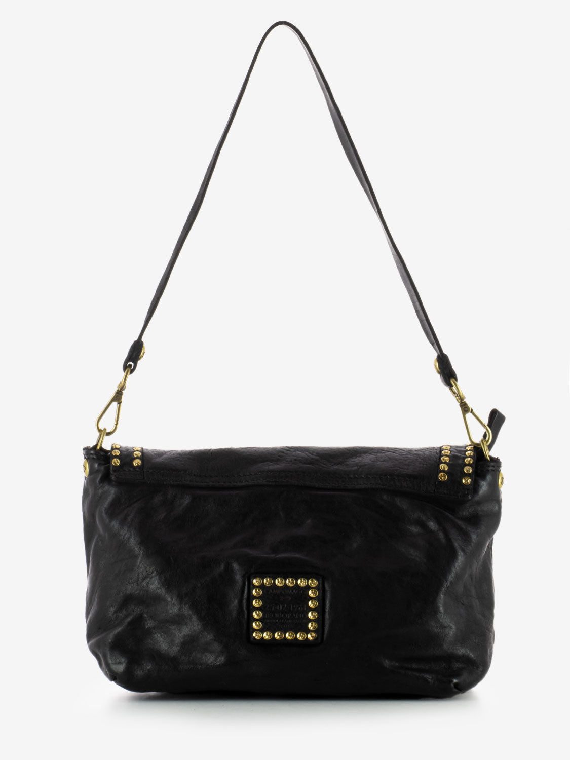 Borsa Erica con borchie nera