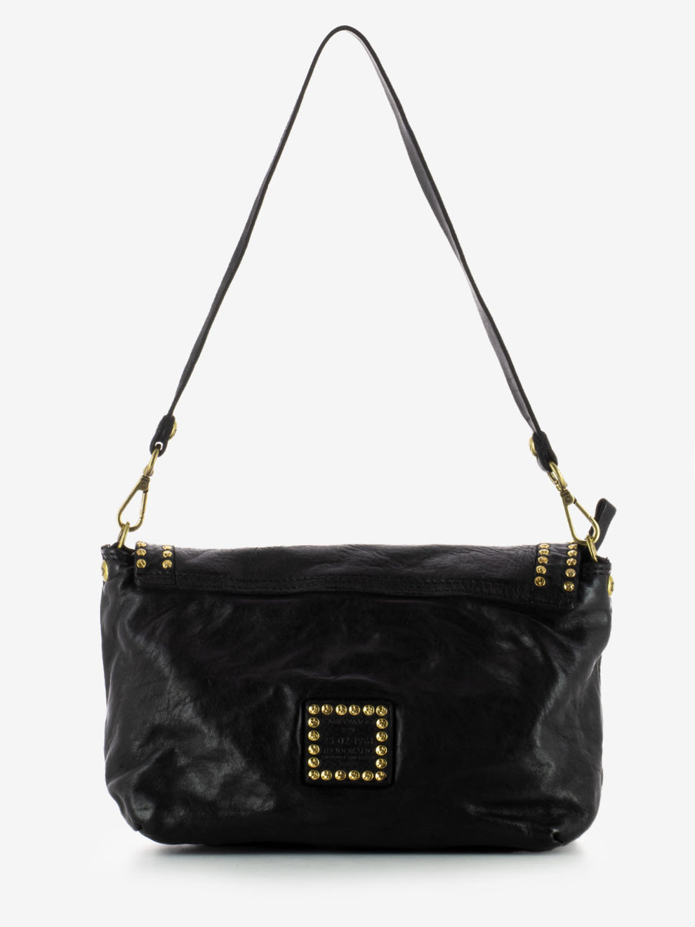 Borsa Erica con borchie nera