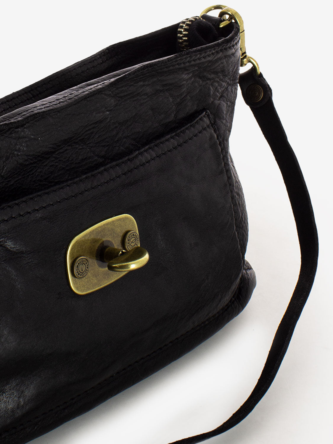 Borsa Erica con borchie nera