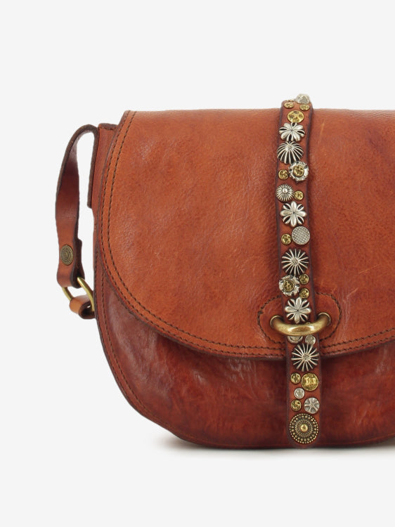Linda cognac shoulder bag