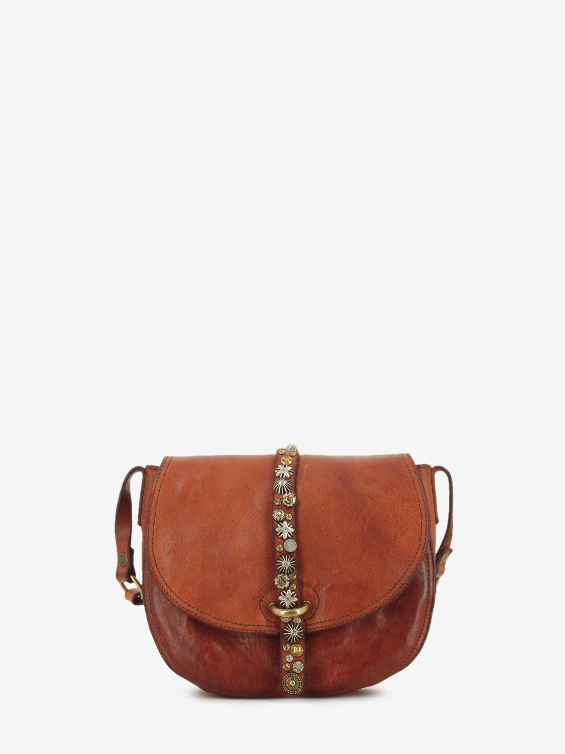 Linda cognac shoulder bag