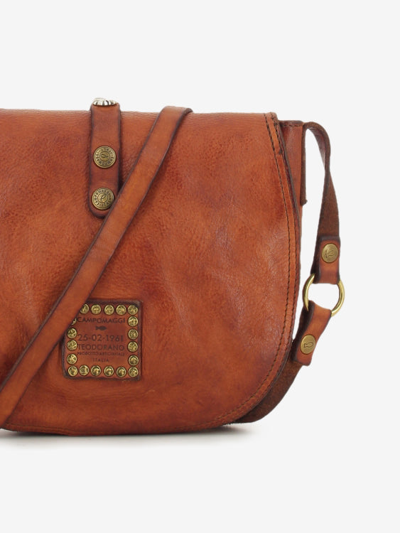 Linda cognac shoulder bag