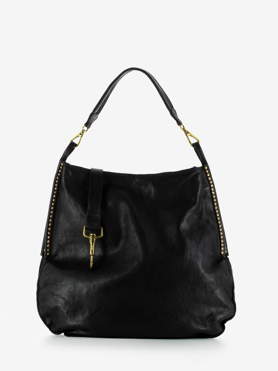 Borsa Luana in pelle nera