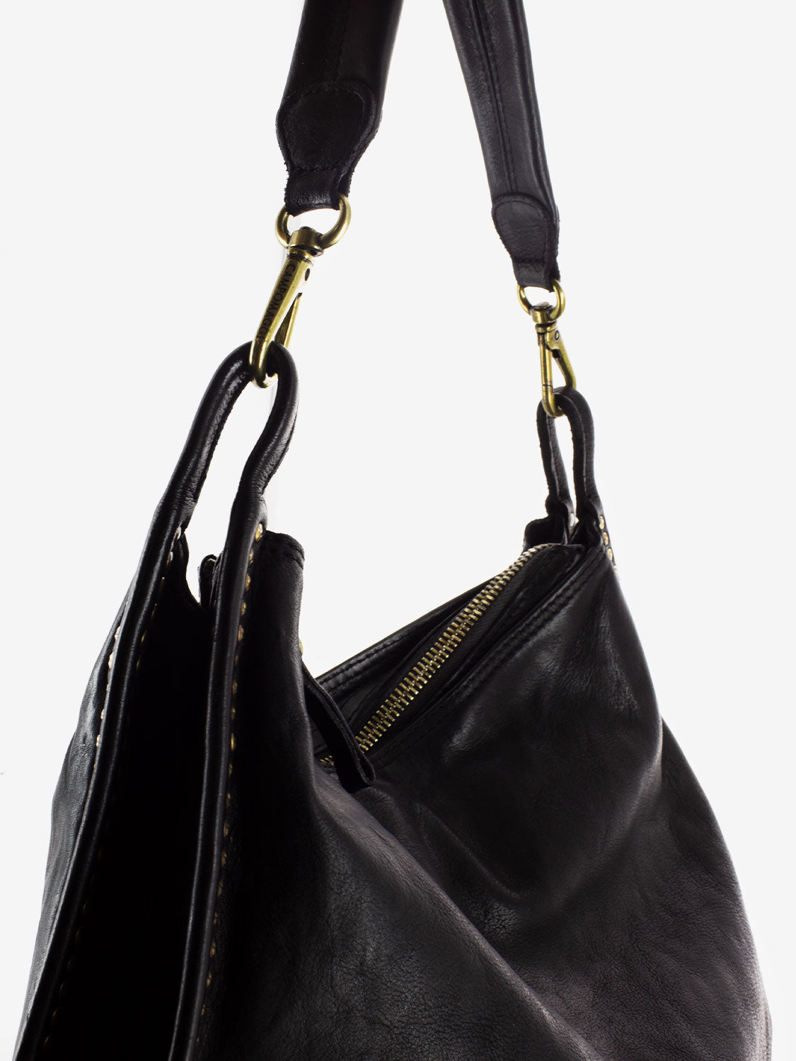 Borsa Luana in pelle nera