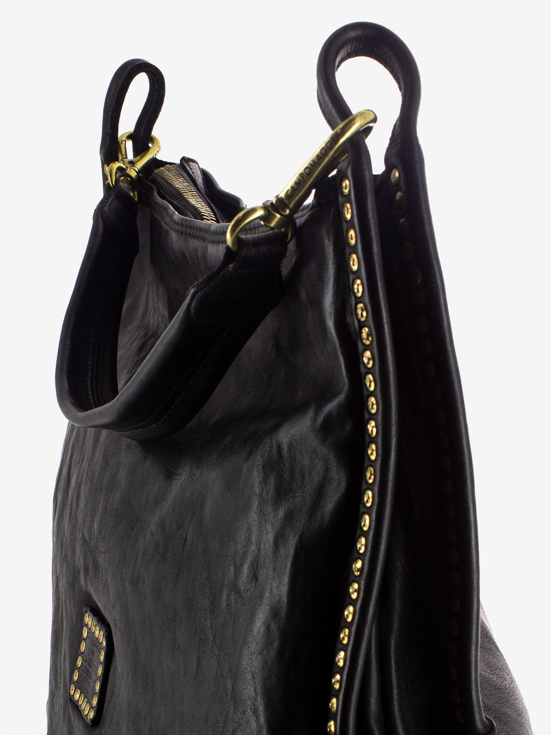 Borsa Luana in pelle nera