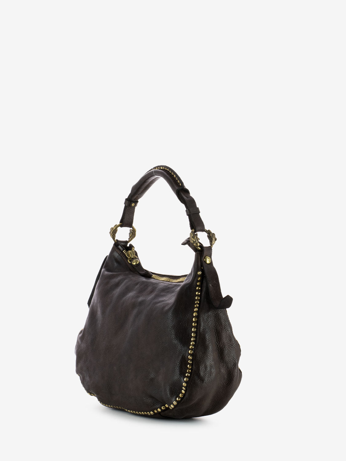 Medium dark brown shoulder bag