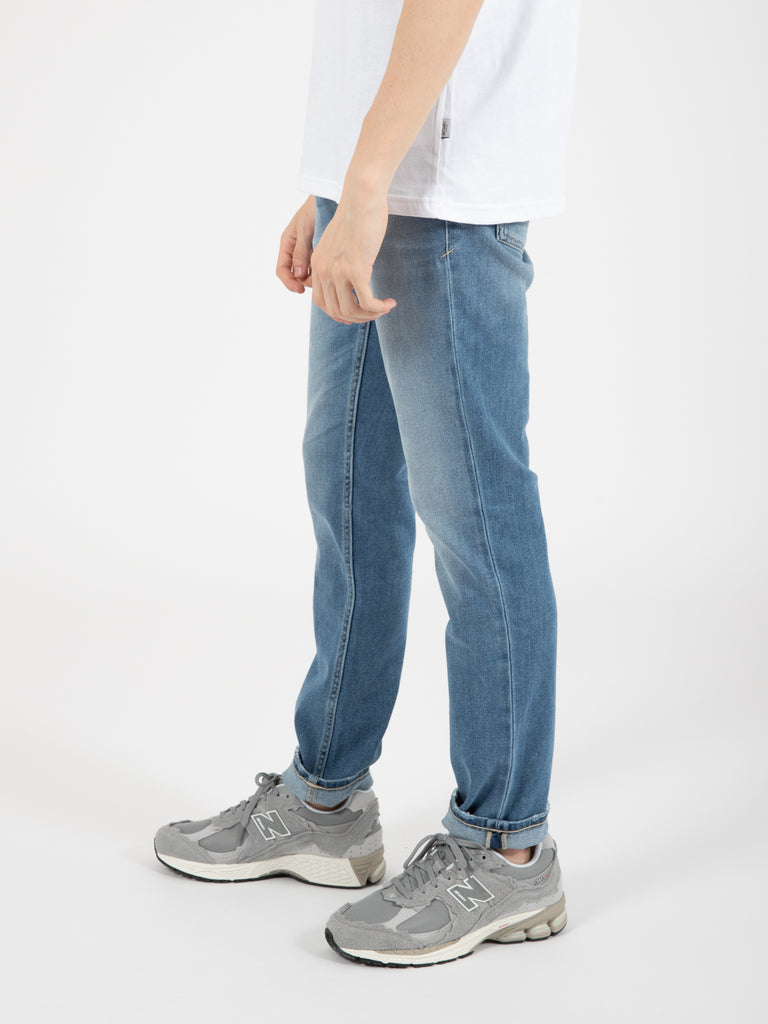 CARE LABEL - Jeans Bodies baffato chiaro