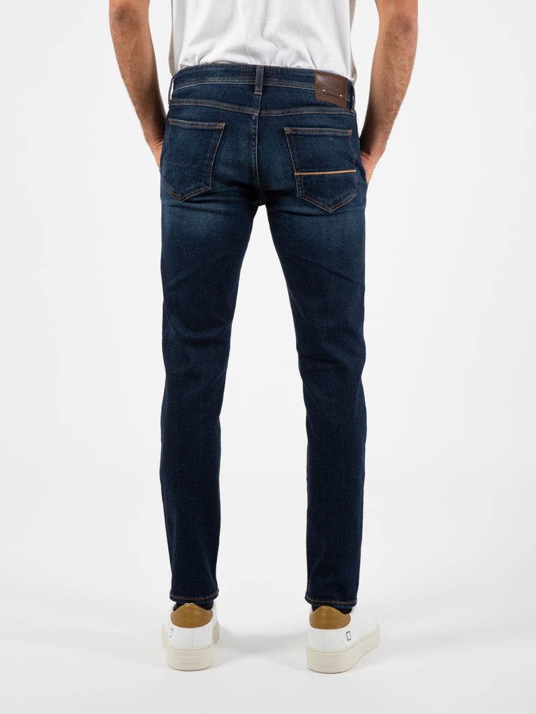 CARE LABEL - Jeans Slack tasca america blu scuro