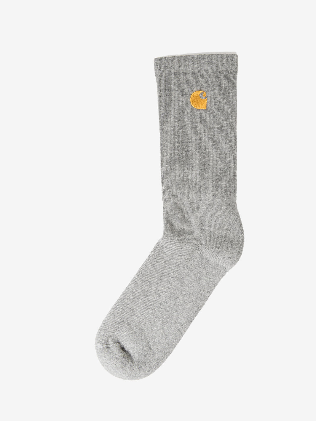 Chase Socks gray heather / gold 