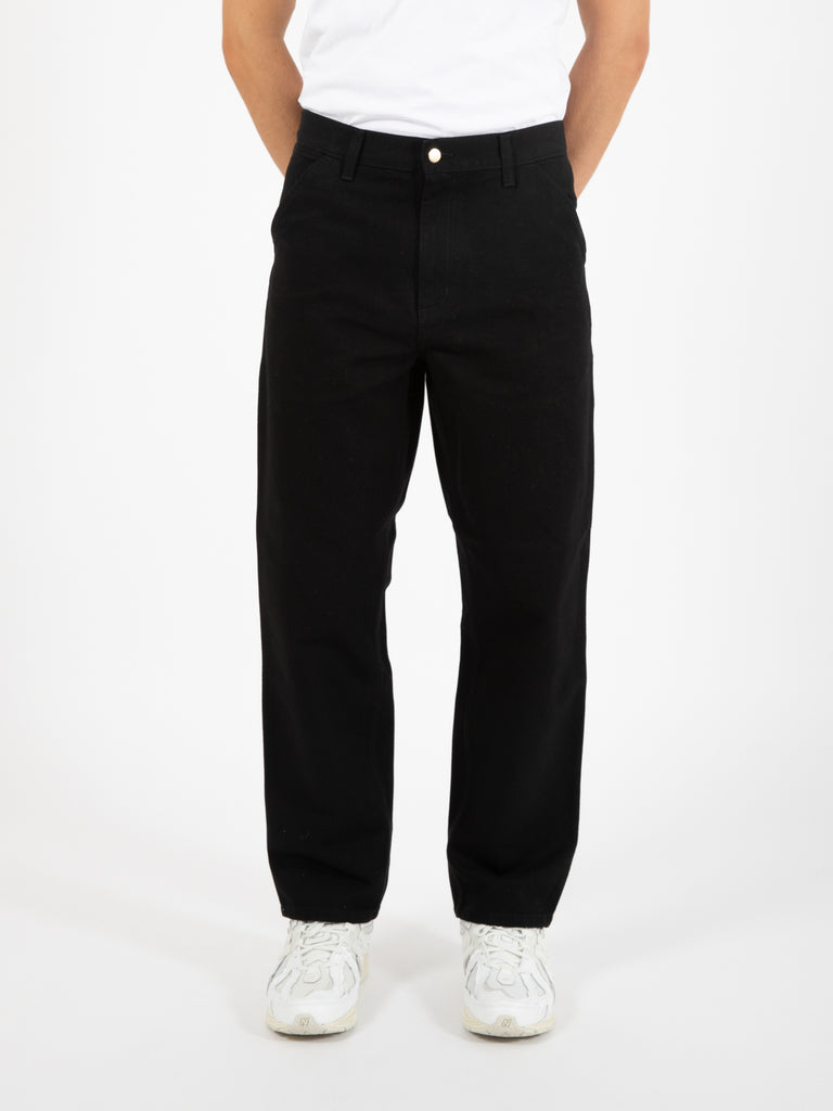 Carhartt WIP - Single knee pant black rinsed