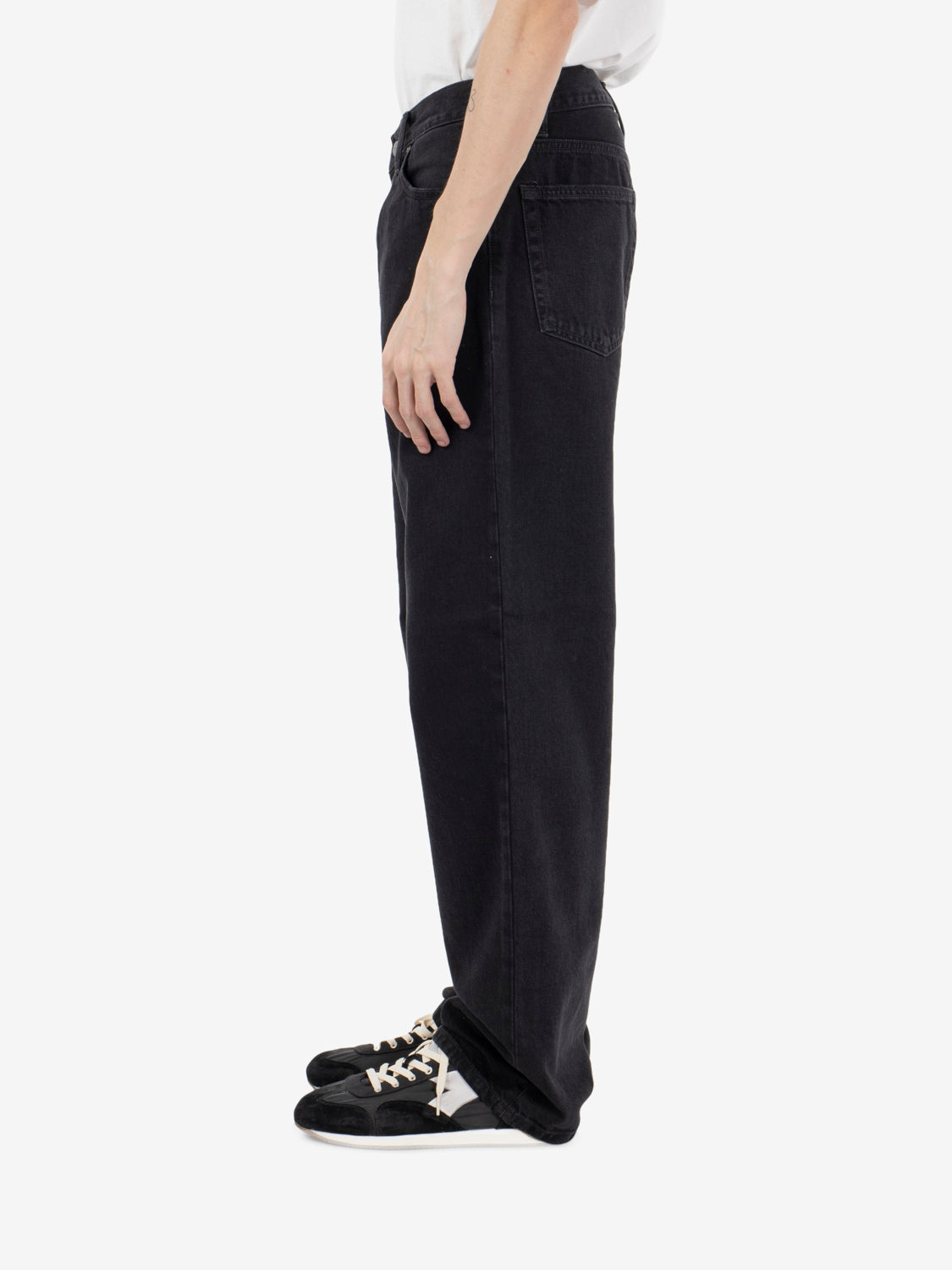 Aaron Pant black stone washed