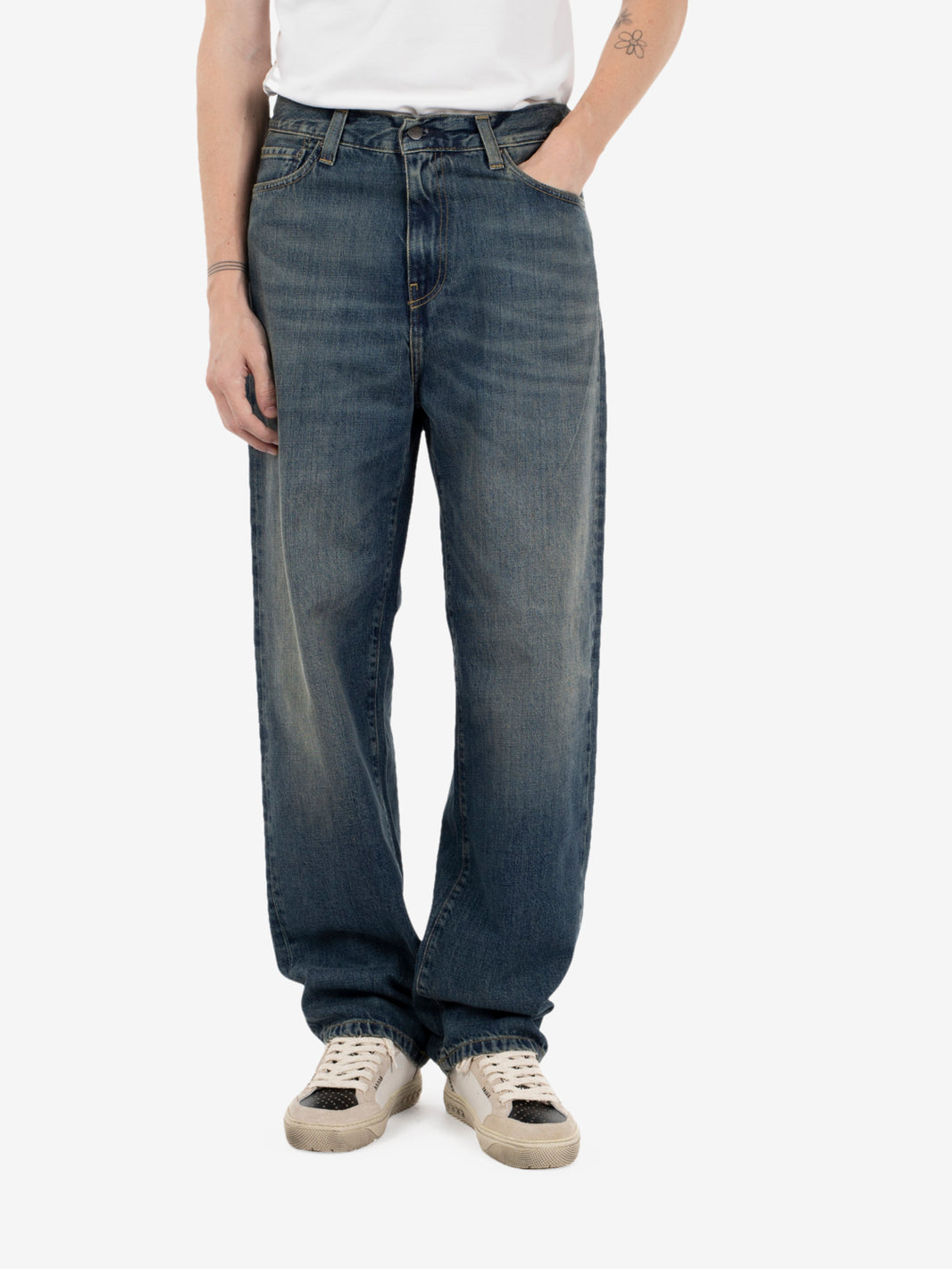 Aaron pant blue mid used