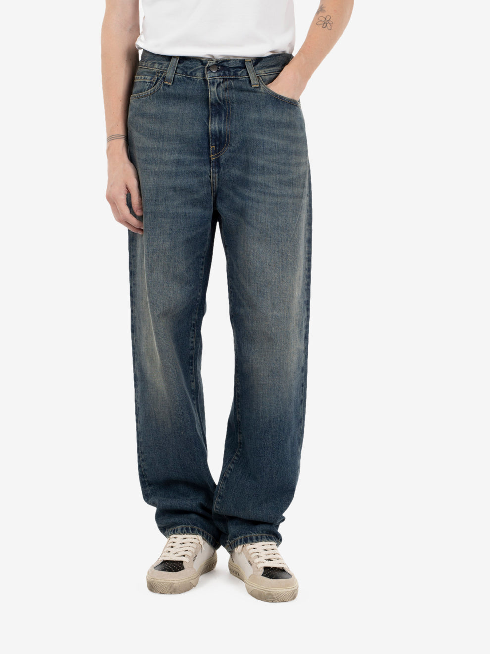 Aaron pant blue mid used