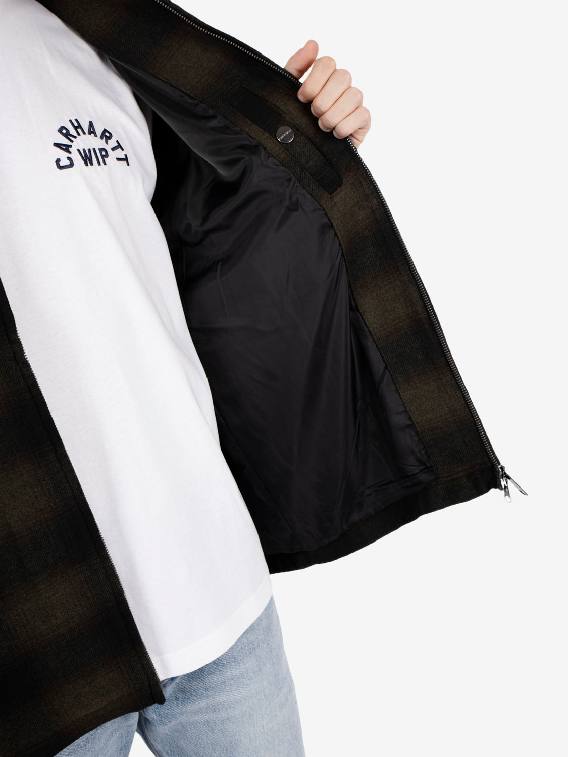 Alton jacket check cypress
