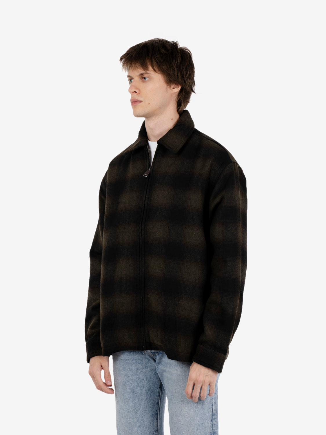 Alton jacket check cypress