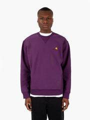 Carhartt WIP - American Script Sweat huckleberry