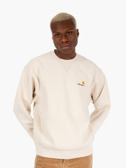 Carhartt WIP - American Script Sweat Moonbeam