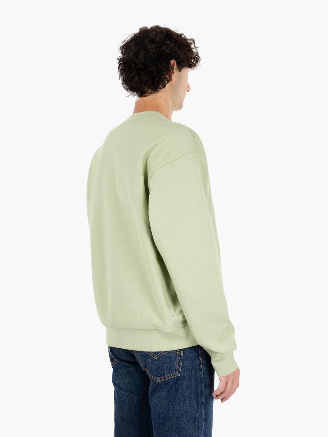 American Script sweat pale olive 