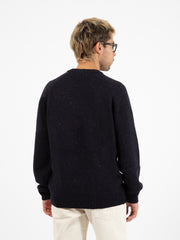 Carhartt WIP - Anglistic Sweater Speckled Dark Navy