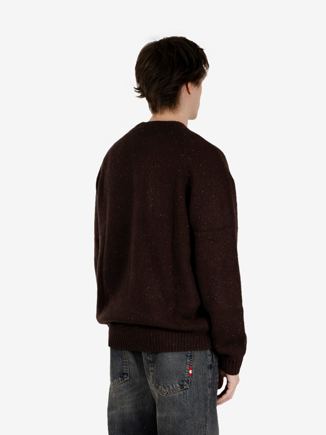 Anglistic sweater speckled tobacco