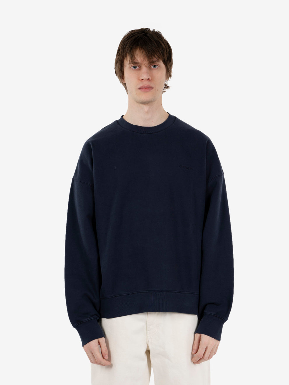 Benton sweat carbon garment dyed