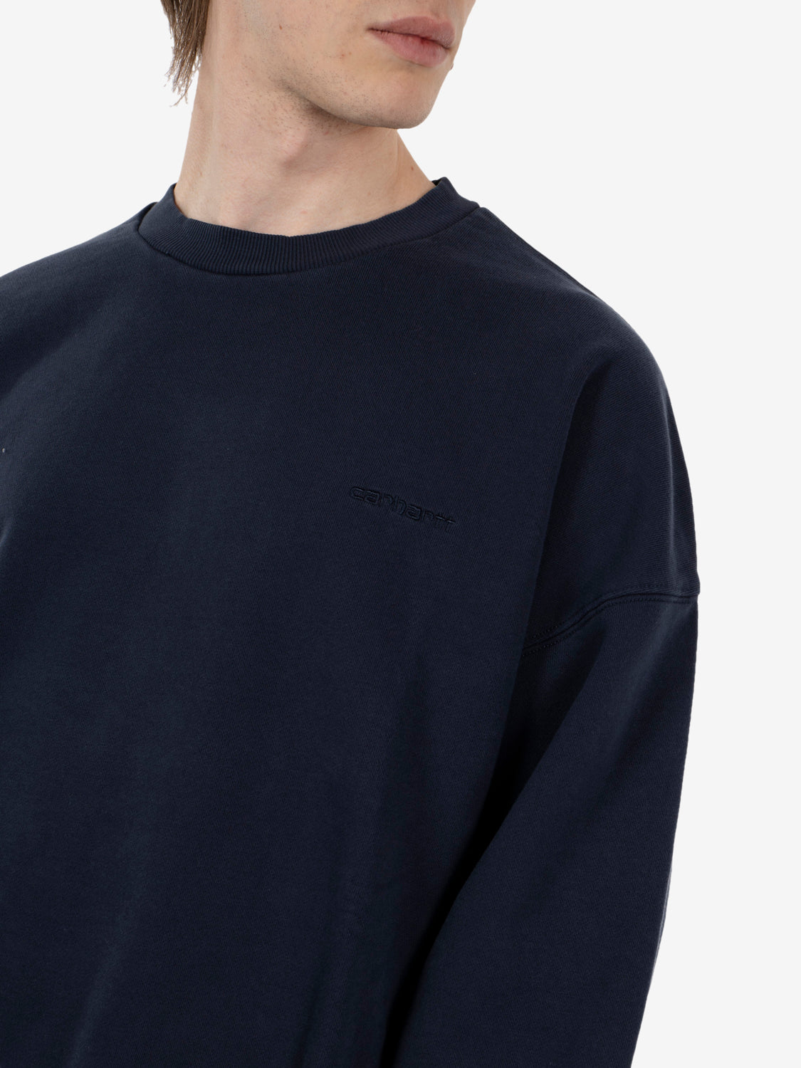 Benton sweat carbon garment dyed